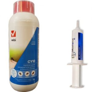 Solutie CY10 -1L si Maxforce gel 20 gr gandaci, tantari