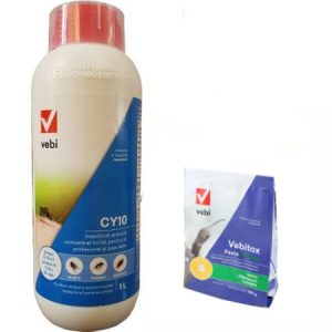 Insecticid Vebi CY 1 L + raticid 150 gr