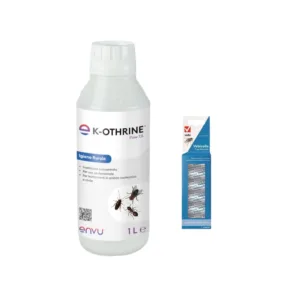 Insecticid Bayer (Envu) K-Othrine 7.5 Flow 1 L si 6 x Banda adeziva muste Vebi